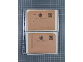1875/1940 (ca.), over 100 postal stationery cards, mostly unused, overall in very good quality