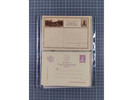 1875/1940 (ca.), over 100 postal stationery cards, mostly unused, overall in very good quality