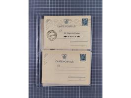 1875/1940 (ca.), over 100 postal stationery cards, mostly unused, overall in very good quality