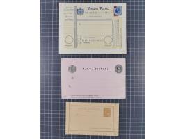 1875/1940 (ca.), over 100 postal stationery cards, mostly unused, overall in very good quality