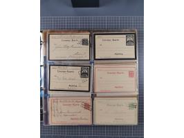 Magdeburg-Courier: 1886/1900, ca. 80 Briefe, Karten und ungebrauchte/gebrauchte Ganzsachen inkl. Privatpost Courier. Dabei u.