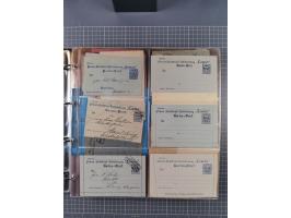 Magdeburg-Courier: 1886/1900, ca. 80 Briefe, Karten und ungebrauchte/gebrauchte Ganzsachen inkl. Privatpost Courier. Dabei u.