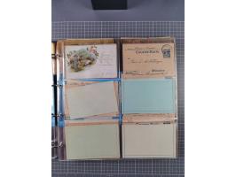 München-Courier: 1896/1900, fast 40 Briefe, Karten und ungebrauchte/gebrauchte Ganzsachenkarten. Dabei u.a. gebrauchte Privat