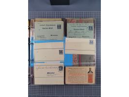 München-Courier: 1896/1900, fast 40 Briefe, Karten und ungebrauchte/gebrauchte Ganzsachenkarten. Dabei u.a. gebrauchte Privat