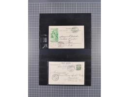 RASIERKLINGEN-STEMPEL: Umfangreiche Sammlung, sauber nach Orten Aarau bis Zürich zusammengetragen, dabei über 220 Briefe und 