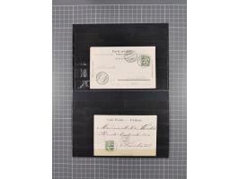 RASIERKLINGEN-STEMPEL: Umfangreiche Sammlung, sauber nach Orten Aarau bis Zürich zusammengetragen, dabei über 220 Briefe und 