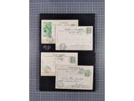 RASIERKLINGEN-STEMPEL: Umfangreiche Sammlung, sauber nach Orten Aarau bis Zürich zusammengetragen, dabei über 220 Briefe und 