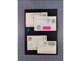 RASIERKLINGEN-STEMPEL: Umfangreiche Sammlung, sauber nach Orten Aarau bis Zürich zusammengetragen, dabei über 220 Briefe und 