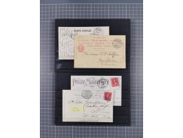 RASIERKLINGEN-STEMPEL: Umfangreiche Sammlung, sauber nach Orten Aarau bis Zürich zusammengetragen, dabei über 220 Briefe und 