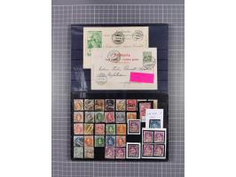 RASIERKLINGEN-STEMPEL: Umfangreiche Sammlung, sauber nach Orten Aarau bis Zürich zusammengetragen, dabei über 220 Briefe und 