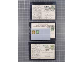 RASIERKLINGEN-STEMPEL: Umfangreiche Sammlung, sauber nach Orten Aarau bis Zürich zusammengetragen, dabei über 220 Briefe und 