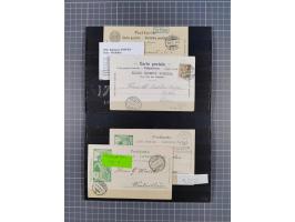 RASIERKLINGEN-STEMPEL: Umfangreiche Sammlung, sauber nach Orten Aarau bis Zürich zusammengetragen, dabei über 220 Briefe und 