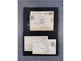 RASIERKLINGEN-STEMPEL: Umfangreiche Sammlung, sauber nach Orten Aarau bis Zürich zusammengetragen, dabei über 220 Briefe und 