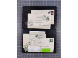 RASIERKLINGEN-STEMPEL: Umfangreiche Sammlung, sauber nach Orten Aarau bis Zürich zusammengetragen, dabei über 220 Briefe und 