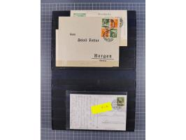 RASIERKLINGEN-STEMPEL: Umfangreiche Sammlung, sauber nach Orten Aarau bis Zürich zusammengetragen, dabei über 220 Briefe und 