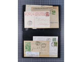 RASIERKLINGEN-STEMPEL: Umfangreiche Sammlung, sauber nach Orten Aarau bis Zürich zusammengetragen, dabei über 220 Briefe und 