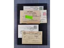 RASIERKLINGEN-STEMPEL: Umfangreiche Sammlung, sauber nach Orten Aarau bis Zürich zusammengetragen, dabei über 220 Briefe und 