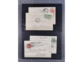 RASIERKLINGEN-STEMPEL: Umfangreiche Sammlung, sauber nach Orten Aarau bis Zürich zusammengetragen, dabei über 220 Briefe und 