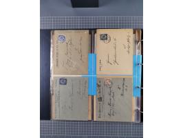 Berlin-Berliner Packetfahrt-Gesellschaft: 1886/1915, frankierte Post mit ca. 90 Briefen, Karten und Drucksachen mit diversen 