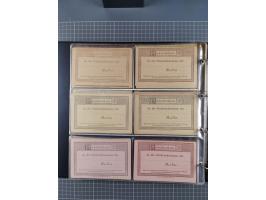 Berlin-Berliner Packetfahrt-Gesellschaft: 1886/1902, interessante Sammlung “Ganzsachenkarten und Streifbänder” mit ca.290 ung