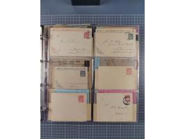 Berlin-Berliner Packetfahrt Gesellschaft: 1886/1900, umfangreiche Sammlung “Ganzsachen-Kartenbriefe und Umschläge” mit ca. &n