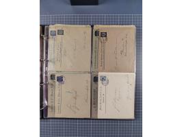 Berlin-Berliner Packetfahrt Gesellschaft: 1886/1900, umfangreiche Sammlung “Ganzsachen-Kartenbriefe und Umschläge” mit ca. &n