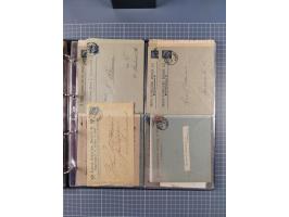 Berlin-Berliner Packetfahrt Gesellschaft: 1886/1900, umfangreiche Sammlung “Ganzsachen-Kartenbriefe und Umschläge” mit ca. &n