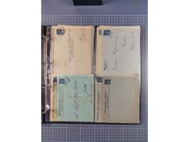 Berlin-Berliner Packetfahrt Gesellschaft: 1886/1900, umfangreiche Sammlung “Ganzsachen-Kartenbriefe und Umschläge” mit ca. &n