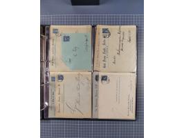 Berlin-Berliner Packetfahrt Gesellschaft: 1886/1900, umfangreiche Sammlung “Ganzsachen-Kartenbriefe und Umschläge” mit ca. &n