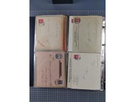 Berlin-Berliner Packetfahrt Gesellschaft: 1886/1900, umfangreiche Sammlung “Ganzsachen-Kartenbriefe und Umschläge” mit ca. &n