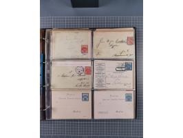 Berlin: 1873/1900, Sammlung diverser Anstalten mit Schwerpunkt bei der “HANSA” und “Berliner Verkehrs-Anstalt” mit ca. 160 Br