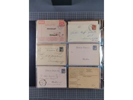 Berlin: 1873/1900, Sammlung diverser Anstalten mit Schwerpunkt bei der “HANSA” und “Berliner Verkehrs-Anstalt” mit ca. 160 Br