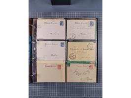 Berlin: 1873/1900, Sammlung diverser Anstalten mit Schwerpunkt bei der “HANSA” und “Berliner Verkehrs-Anstalt” mit ca. 160 Br