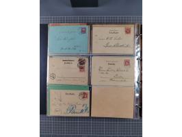 Berlin: 1873/1900, Sammlung diverser Anstalten mit Schwerpunkt bei der “HANSA” und “Berliner Verkehrs-Anstalt” mit ca. 160 Br