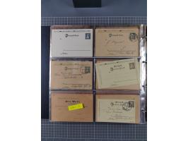 Berlin: 1873/1900, Sammlung diverser Anstalten mit Schwerpunkt bei der “HANSA” und “Berliner Verkehrs-Anstalt” mit ca. 160 Br