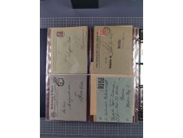 Berlin: 1873/1900, Sammlung diverser Anstalten mit Schwerpunkt bei der “HANSA” und “Berliner Verkehrs-Anstalt” mit ca. 160 Br