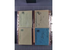 Berlin: 1873/1900, Sammlung diverser Anstalten mit Schwerpunkt bei der “HANSA” und “Berliner Verkehrs-Anstalt” mit ca. 160 Br