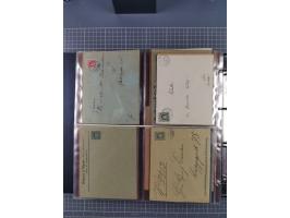 Berlin: 1873/1900, Sammlung diverser Anstalten mit Schwerpunkt bei der “HANSA” und “Berliner Verkehrs-Anstalt” mit ca. 160 Br