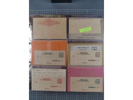 Auerbach bis Zittau: 1886/1900, umfangreiche Sammlung mit über 550 Briefen, Karten sowie ungebrauchten und gebrauchten Ganzsa