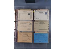 Auerbach bis Zittau: 1886/1900, umfangreiche Sammlung mit über 550 Briefen, Karten sowie ungebrauchten und gebrauchten Ganzsa