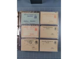 Auerbach bis Zittau: 1886/1900, umfangreiche Sammlung mit über 550 Briefen, Karten sowie ungebrauchten und gebrauchten Ganzsa