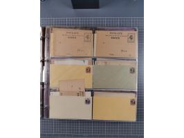 Auerbach bis Zittau: 1886/1900, umfangreiche Sammlung mit über 550 Briefen, Karten sowie ungebrauchten und gebrauchten Ganzsa