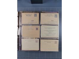 Auerbach bis Zittau: 1886/1900, umfangreiche Sammlung mit über 550 Briefen, Karten sowie ungebrauchten und gebrauchten Ganzsa