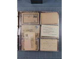 Auerbach bis Zittau: 1886/1900, umfangreiche Sammlung mit über 550 Briefen, Karten sowie ungebrauchten und gebrauchten Ganzsa