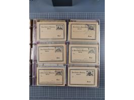 Auerbach bis Zittau: 1886/1900, umfangreiche Sammlung mit über 550 Briefen, Karten sowie ungebrauchten und gebrauchten Ganzsa