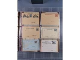 Auerbach bis Zittau: 1886/1900, umfangreiche Sammlung mit über 550 Briefen, Karten sowie ungebrauchten und gebrauchten Ganzsa