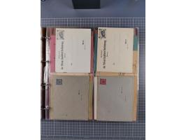 Auerbach bis Zittau: 1886/1900, umfangreiche Sammlung mit über 550 Briefen, Karten sowie ungebrauchten und gebrauchten Ganzsa