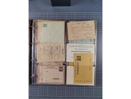 Auerbach bis Zittau: 1886/1900, umfangreiche Sammlung mit über 550 Briefen, Karten sowie ungebrauchten und gebrauchten Ganzsa