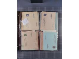 Auerbach bis Zittau: 1886/1900, umfangreiche Sammlung mit über 550 Briefen, Karten sowie ungebrauchten und gebrauchten Ganzsa