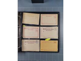 Auerbach bis Zittau: 1886/1900, umfangreiche Sammlung mit über 550 Briefen, Karten sowie ungebrauchten und gebrauchten Ganzsa